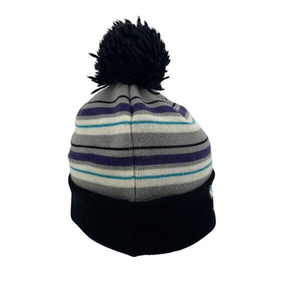 NBA Charlotte Hornets Knit Beanie Pom Pom Winter Hat Adult One Size - Picture 3 of 8